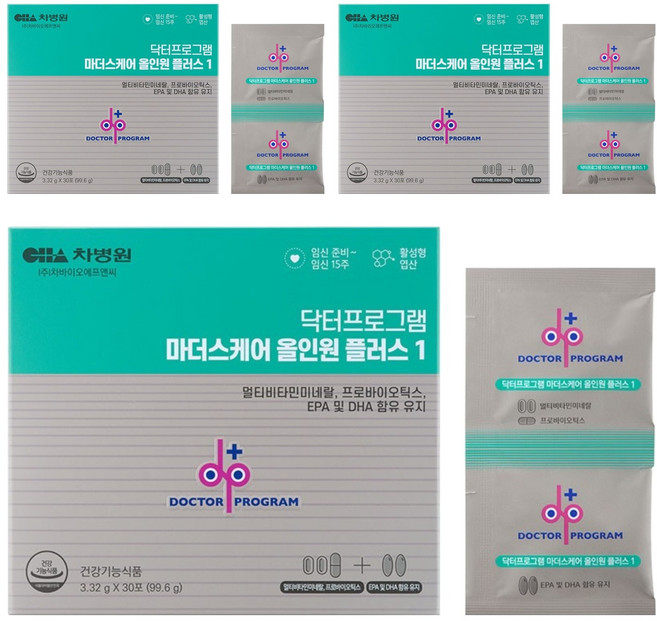 닥터프로그램 마더스케어 올인원 플러스 1, 99.6g, 3개