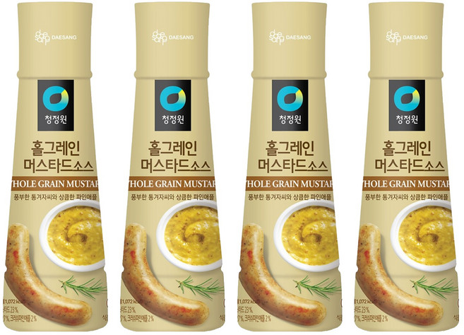 清淨園 芥末籽醬, 320g, 4瓶