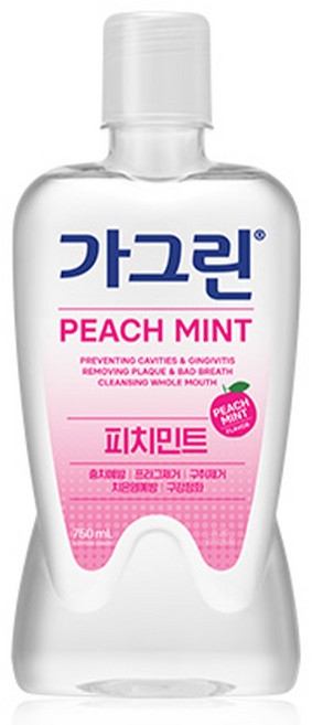 가그린 피치민트 구강세정제, 750ml, 1개