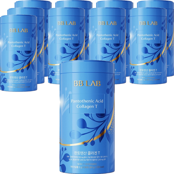 BB LAB 科研 泛酸膠原蛋白粉T隨身包, 30條, 10罐
