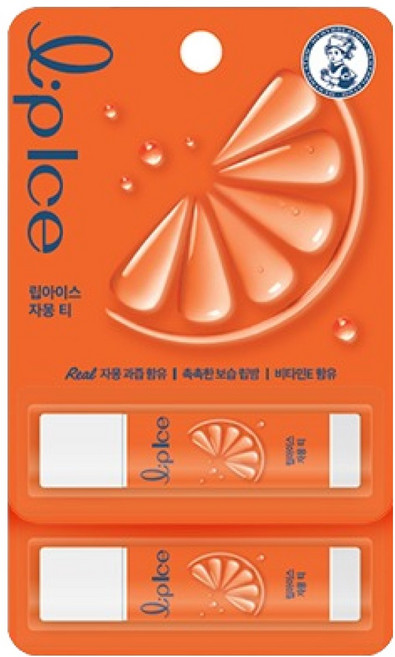 립아이스 립밤, 자몽티, 3.5g, 2개