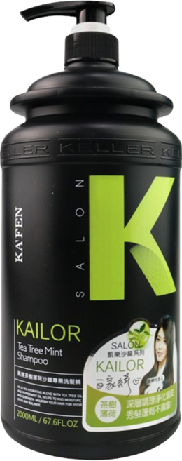 KA'FEN 卡氛 凱樂沙龍專業洗髮精 茶樹薄荷, 2L, 1瓶