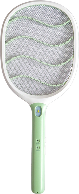 KINYO 充電式照明電蚊拍, 綠白色