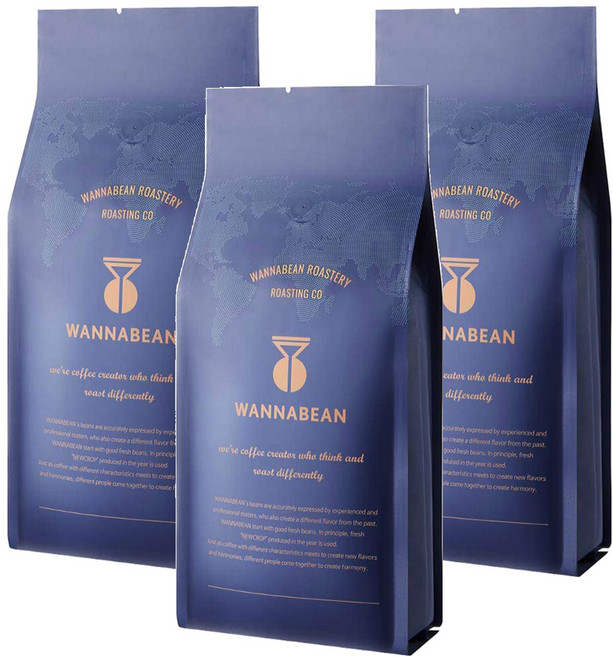 워너빈 시그니쳐 하우스 블렌딩 원두, 홀빈(분쇄안함), 1kg, 3개