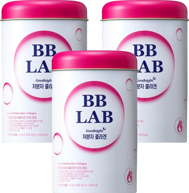 BB LAB 科研 晚安低分子膠原蛋白粉禮盒組, 60回, 3組