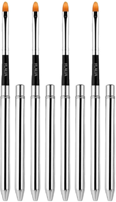 플라리아 립 메이크업브러쉬, 클래식, 4개