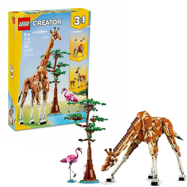 LEGO 31150 創意百變三合一系列, 野生動物園動物, 1盒