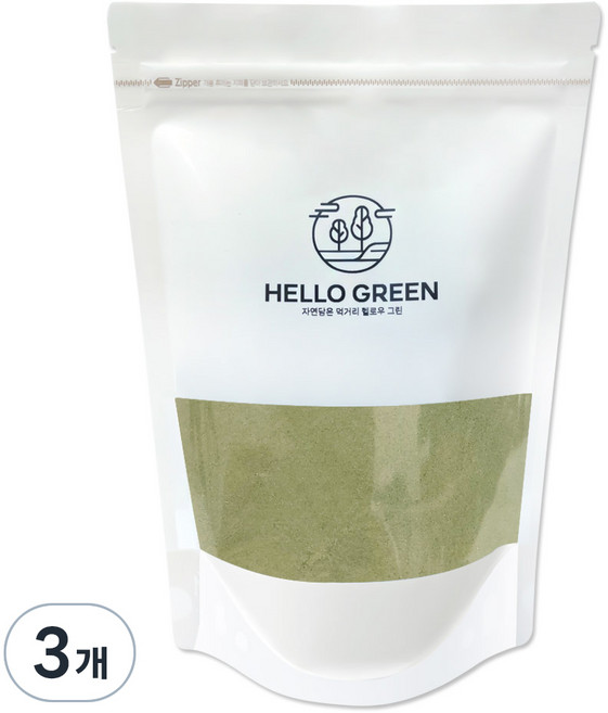 헬로우그린 시금치 분말, 3개, 250g