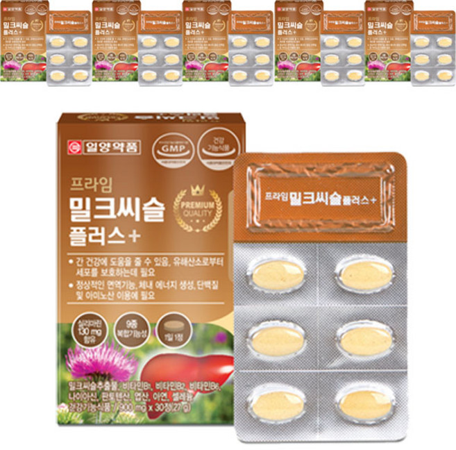 일양약품 프라임 밀크씨슬 플러스, 6개, 27g