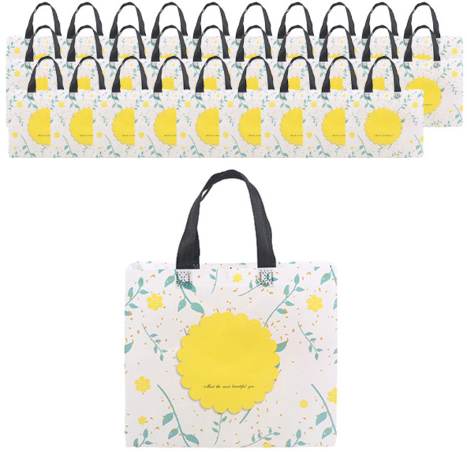 마켓감성 방수 부직포 쇼핑백, 프레쉬, 30개