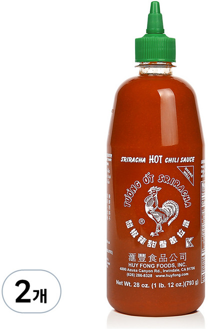 허이펑 스리라차 핫 칠리 시즈닝, 793g, 2개