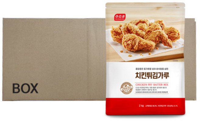 오큐비 치킨튀김가루, 2kg, 6개