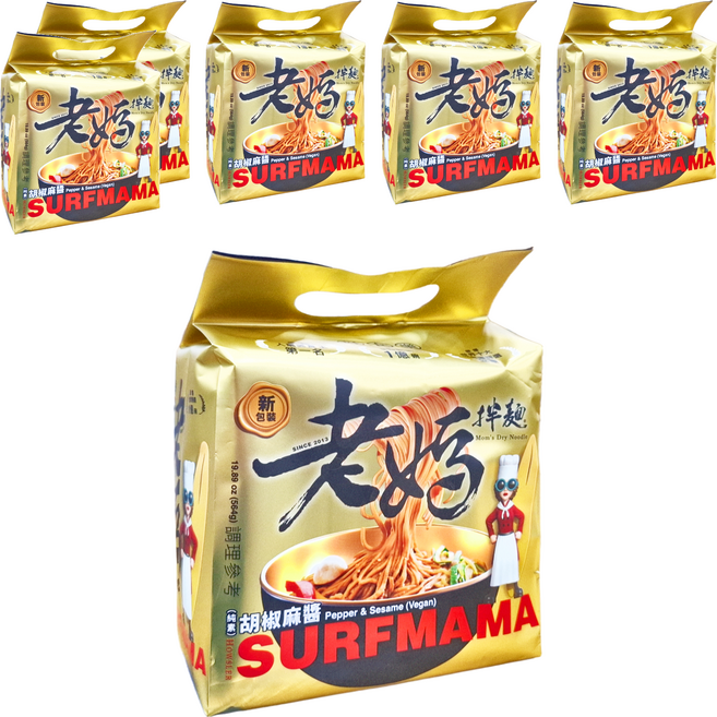 老媽拌麵 胡椒麻醬 141g, 24包