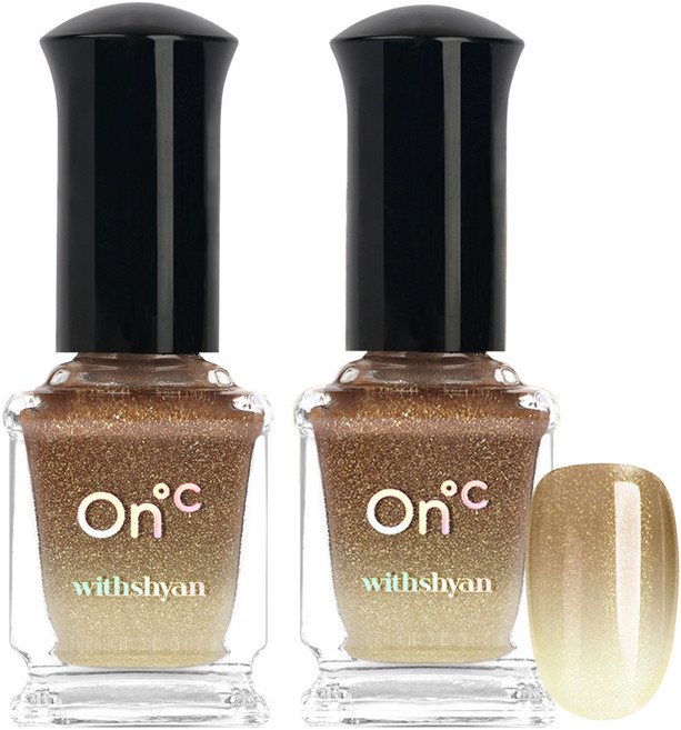 위드샨 온도 변화 매니큐어, 03도오후의온도, 9ml, 2개