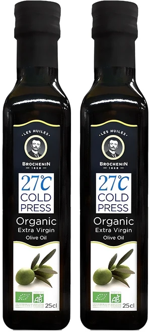 브로슈낭 유기농 엑스트라 버진 올리브오일, 250ml, 2개 - 쿠팡