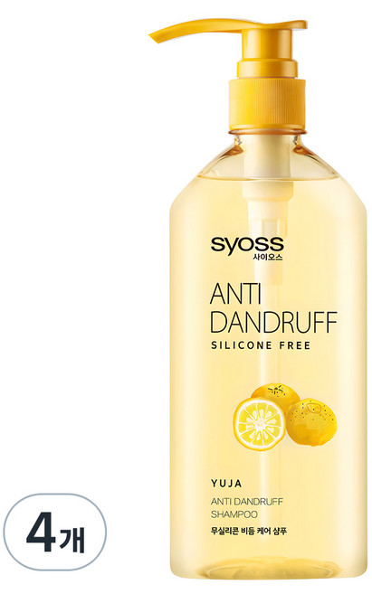 사이오스 안티 댄드러프 샴푸 시트러스향, 680ml, 4개
