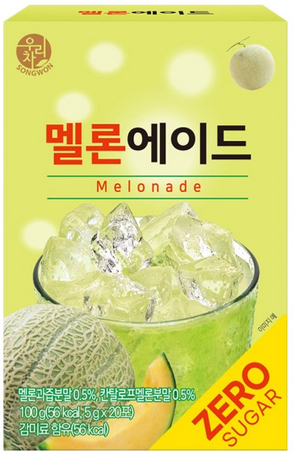 우리차 멜론에이드, 5g, 20개입, 1개