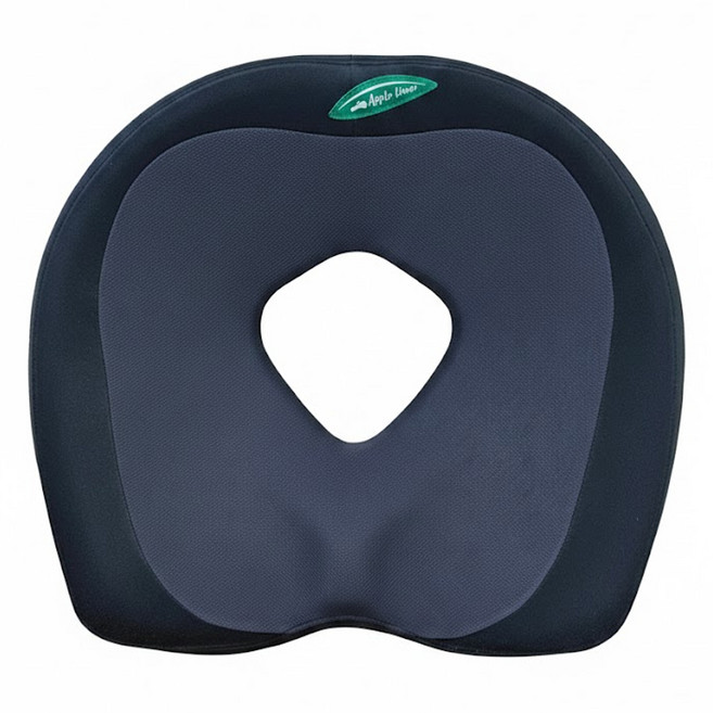 Dr.Baremi 蘋果造型坐墊, 深藍色, 1個