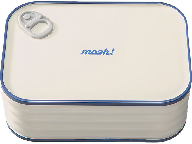 모슈 라떼 1단 런치박스, 화이트, 1개