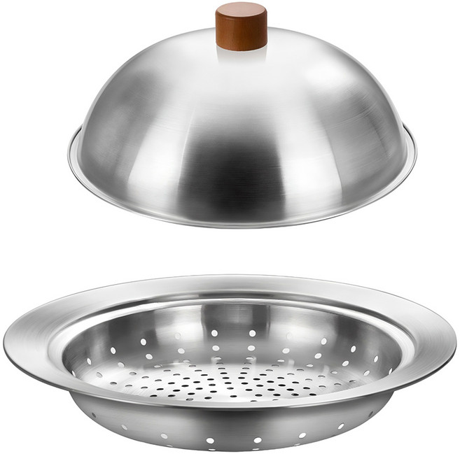 바겐슈타이거 더 바움 스텐 돔스티머 찜기 + 뚜껑 세트, 28cm, 1세트
