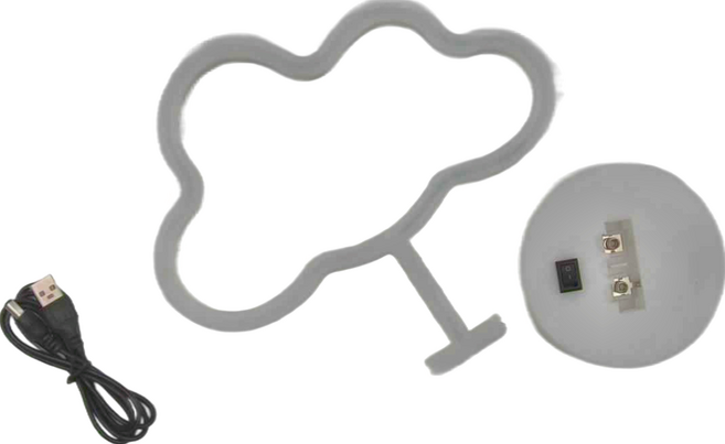 半島良品 INS造型霓虹燈LED擺飾燈 USB供電, 雲朵