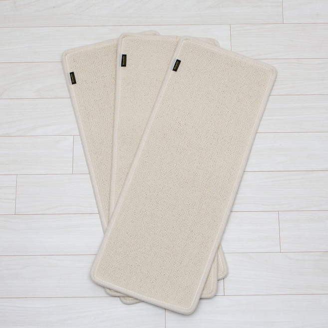 모넬로 수직 스크래쳐 + 벨크로 거친면 8p 세트, 크림, 3개