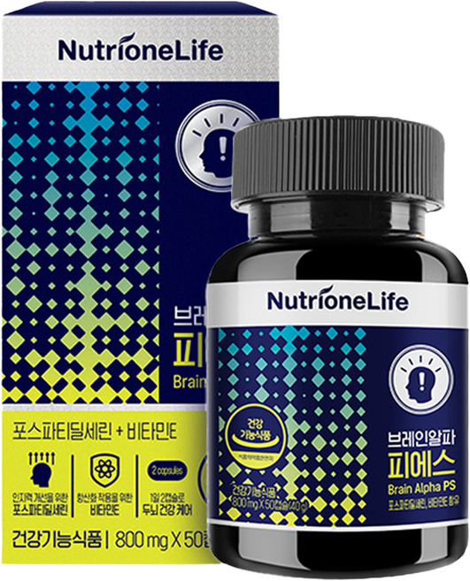 뉴트리원 브레인알파 피에스 영양제, 50정, 1개