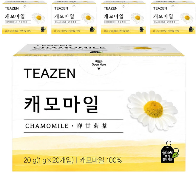 티젠 캐모마일, 1g, 20개입, 5개