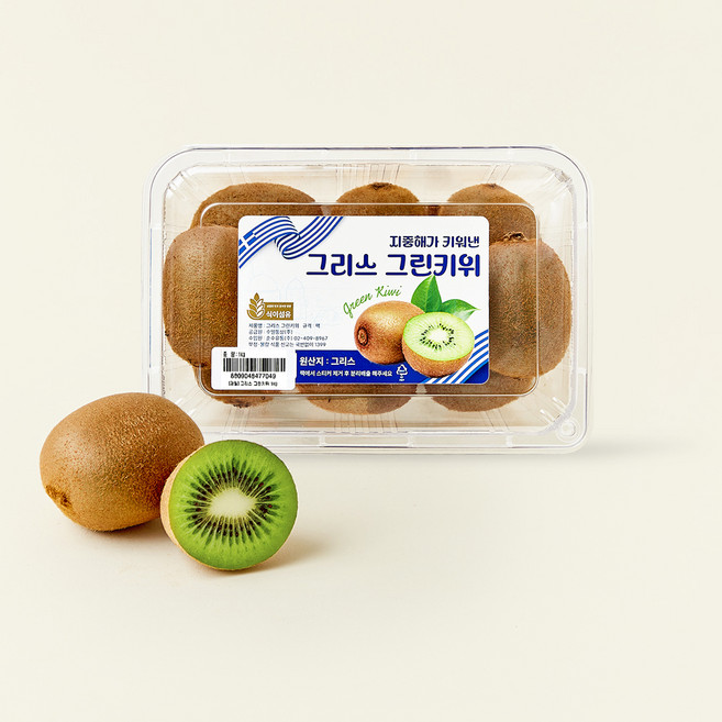 그리스 그린키위, 1개, 1kg