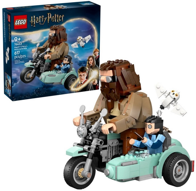 LEGO #76443 哈利波特系列 積木玩具 海格和哈利的摩托車之旅, 多色, 1個
