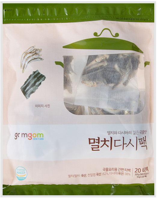 곰곰 멸치다시팩, 16g, 20개, 16g