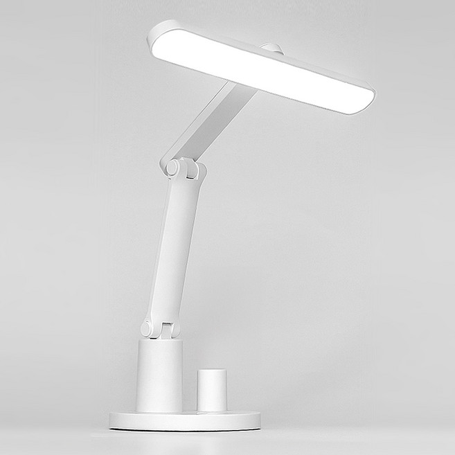 레토 시력보호 LED 책상 회전 블루라이트 차단 스탠드 LLU-R20, 화이트