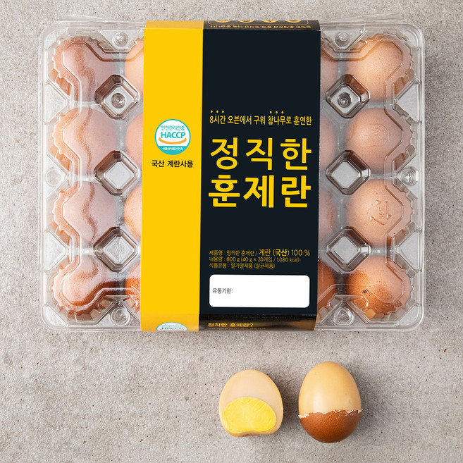 자연애찬 정직한 훈제란 20구, 1개