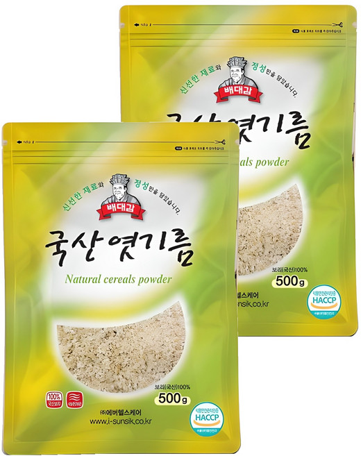 배대감 국산 엿기름, 500g, 2개