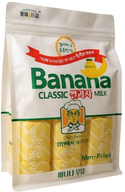 HEALTH DAILY 健康日誌 韓式米餅 香蕉牛奶, 1個, 240g