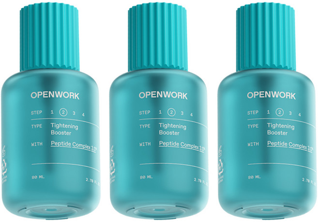 오픈워크 탄력 집중케어 부스터, 80ml, 3개