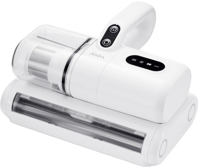 보아르 하티클링 듀얼 브러시 열풍 UV 살균 침구청소기, VBVC-005WH, 화이트