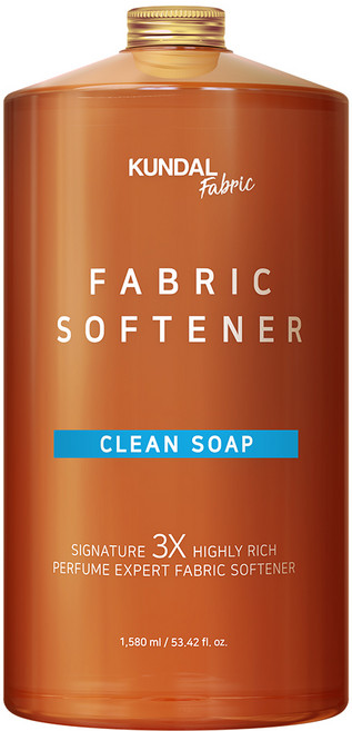 쿤달 초고농축 섬유유연제 클린솝향 본품, 1.58L, 1개