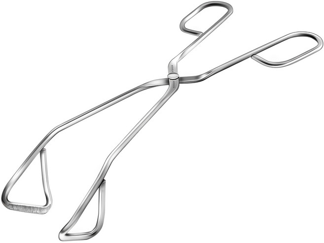 바겐슈타이거 스텐 가위형 집게, ALL SILVER, 1개