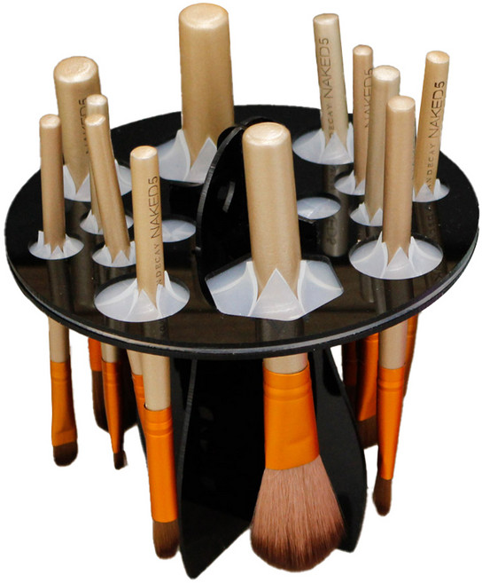 브러쉬 원형 거치대 14구, 혼합색상, 1개