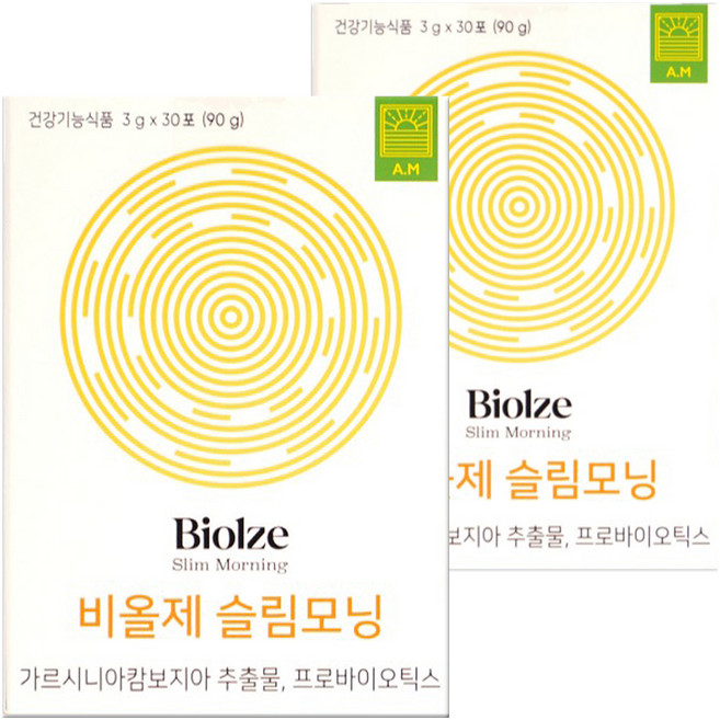 비올제 슬림 모닝 30p, 90g, 2개