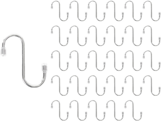 GOODIE FOODIE S形掛鉤 小號, 30個, 單一顏色