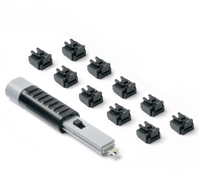 스마트키퍼 랜포트락 10p + 키 블랙, NL03PK, 1개