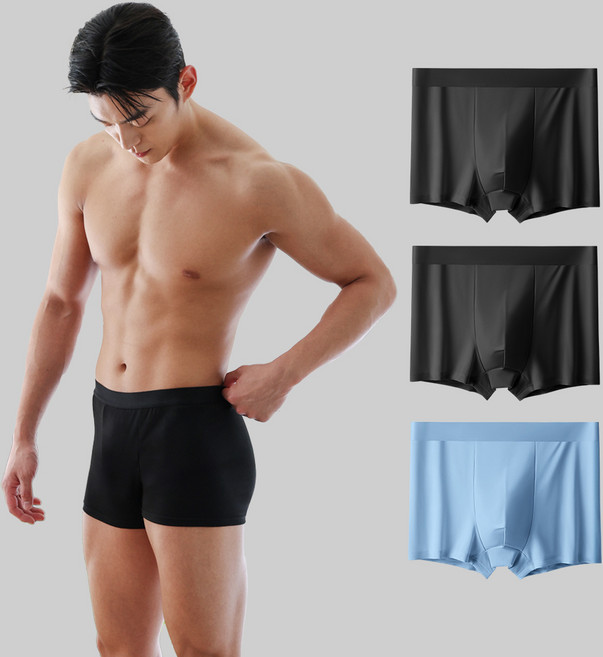 씨오브비 남성용 베이직 컴포트 사각 드로즈 팬티 3매 세트