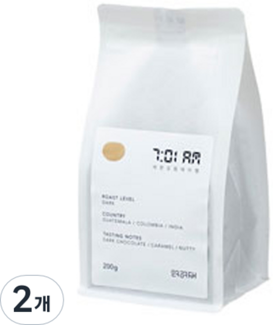연경재 7 01AM 블렌드 원두, 홀빈(분쇄안함), 200g, 2개