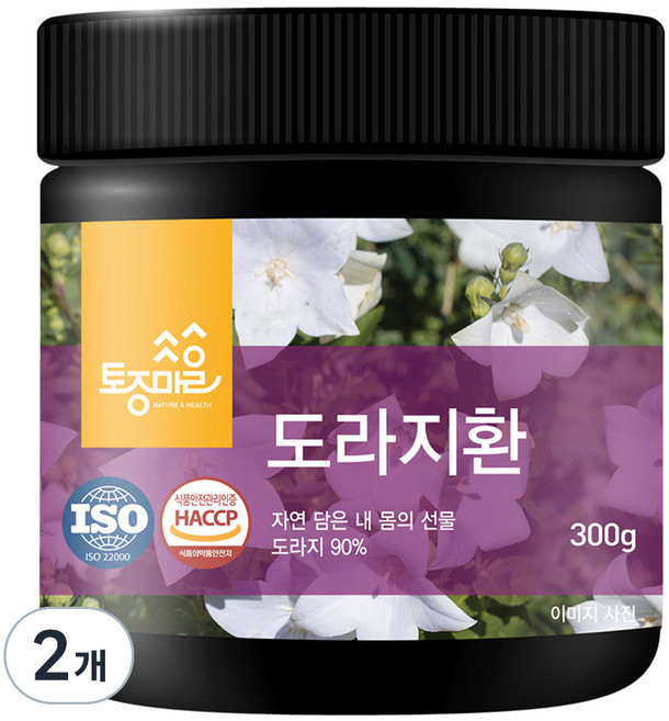 토종마을 HACCP 인증 도라지환, 2개, 300g