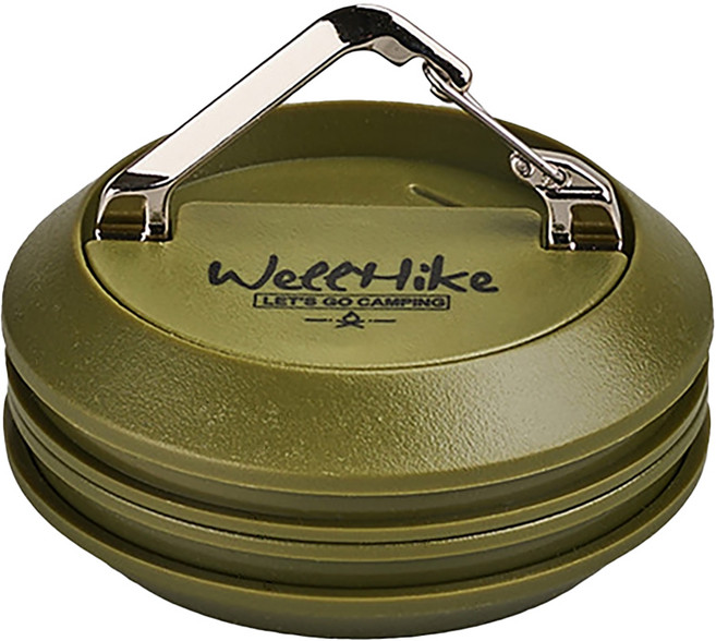WellHike 玩客 軍風限定 戶外磁吸多功能掛勾, 軍綠色, 1個
