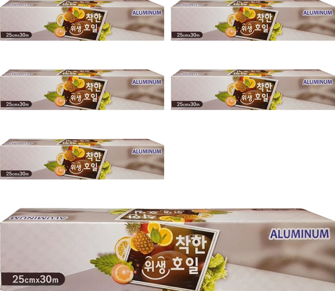 Chakhansikjaeryo 鋁箔紙, 30m, 6盒