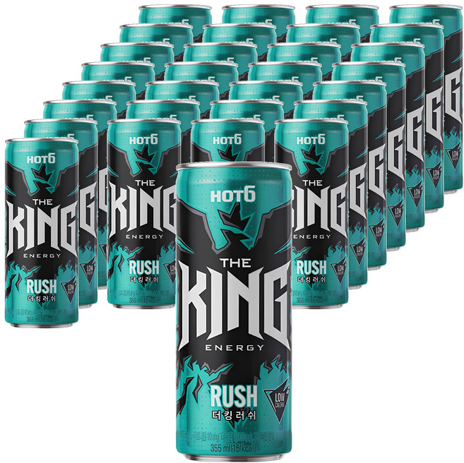 핫식스 더킹 러쉬 탄산음료, 355ml, 48개