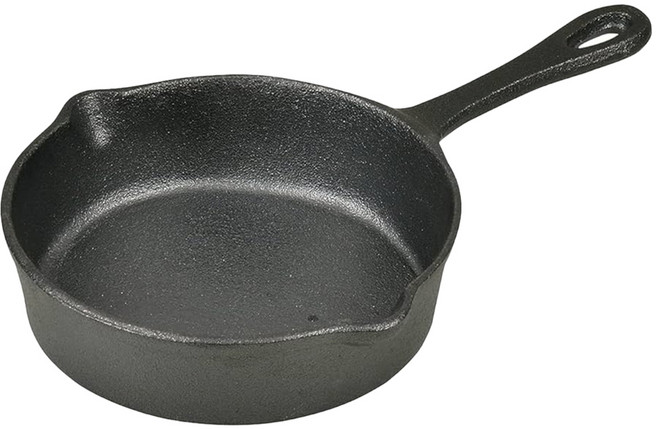 PEARL LIFE 珍珠金屬 IH/烤箱適用 圓形鑄鐵煎鍋 HB-6208, 13cm, 1個